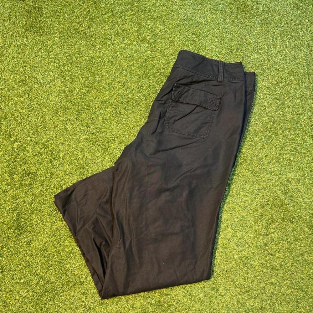 Ann Taylor Margot Curvy Black Cargo Pants Size 12